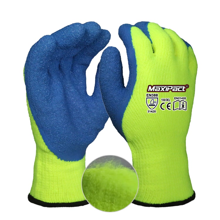 Thermal Hardy Latex Coated Work Gloves | Maxglove.com