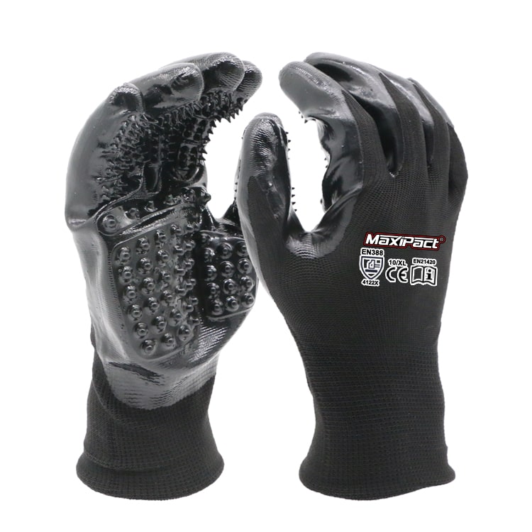 Nitrile Dipped Gloves for Pets Smooth Palm | MaxGlove.com