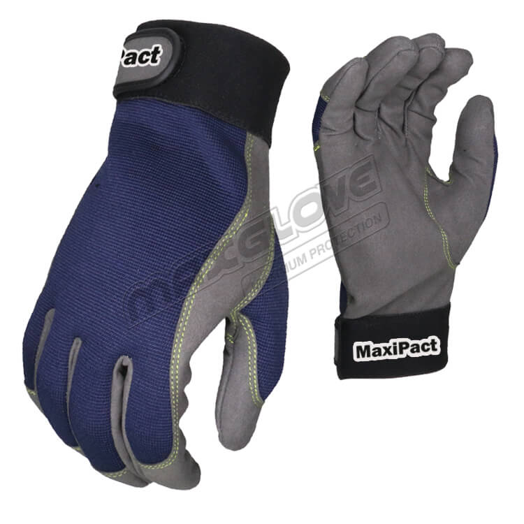 Construction Comfortable Grey Mechanic Gloves | Maxglove.com