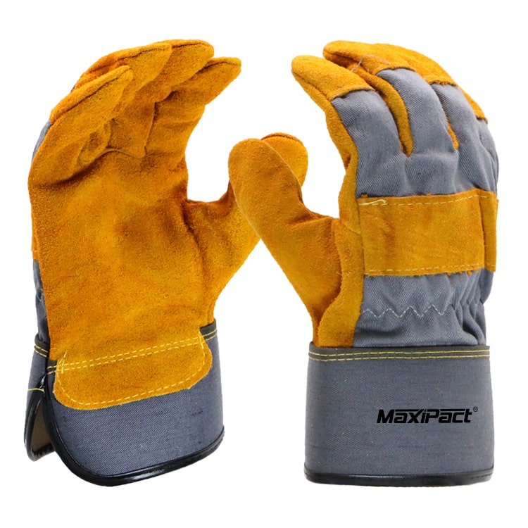 single palm leather gloves work