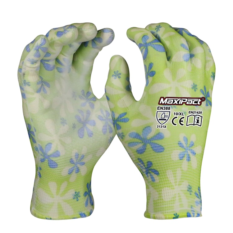 Polyester PU Garden Gloves - Top Fit Gloves | MaxGlove.com