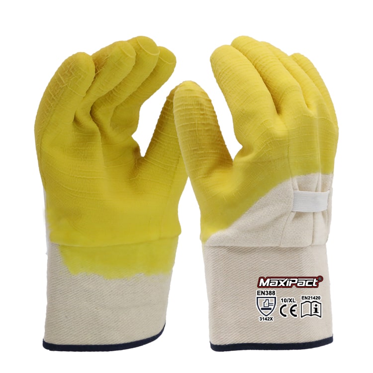 Latex Glove With Safety Cuff