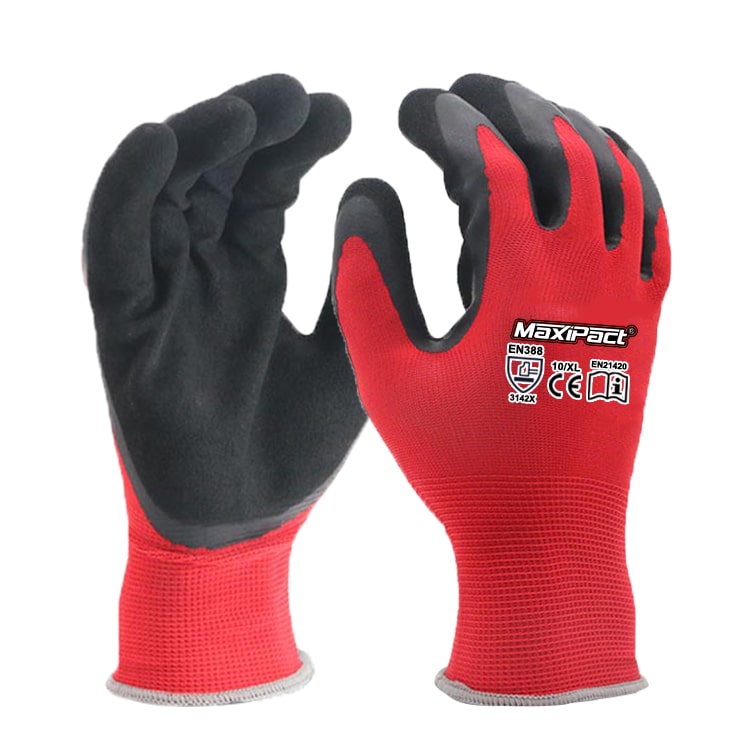 Sandy Latex Palm Dip Glove Manufacturer Export | Maxglove .com