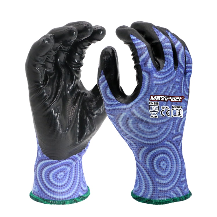 Palm Dip Garden Nitrile Glove