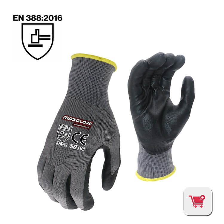  foam nitrile work glove | Maxglove