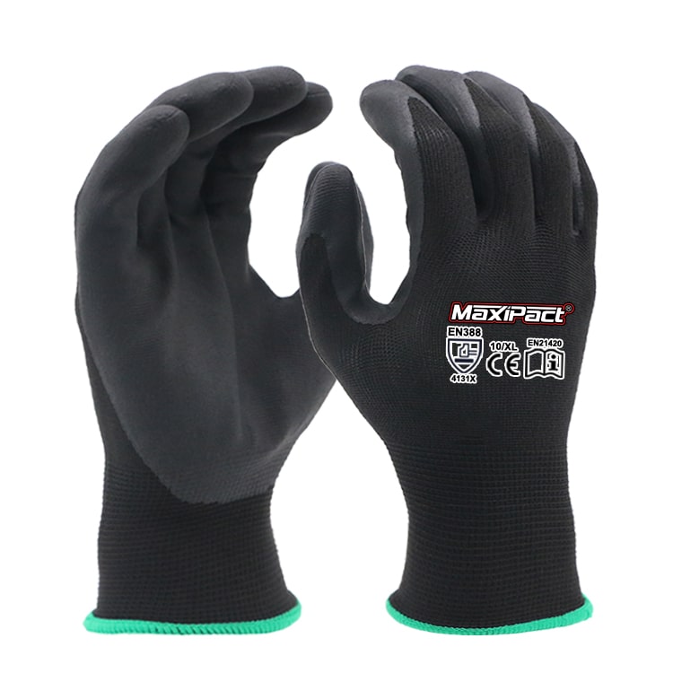 Nitrile Anti Wear Work Glove Black | MAX GLOVE