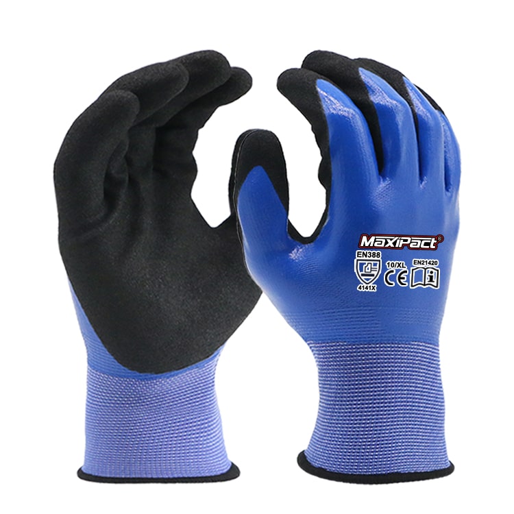 Super Dry Sandy Nitrile Gloves Fully Style | MAX GLOVE