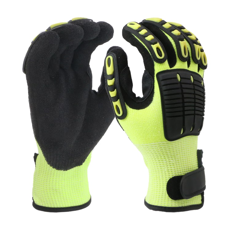 Hi-vis Anti-impact Cut Resistant Gloves | MAX GLOVE