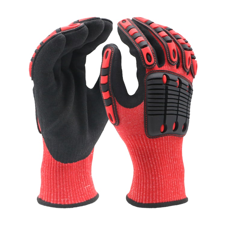 Anti Impact Nitrile Sandy TPR Gloves | MAX GLOVE