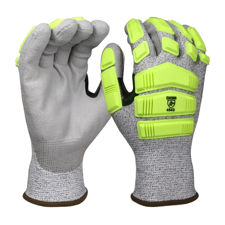 PU Palm Anti Impact Gloves HPPE Shell | MAX GLOVE