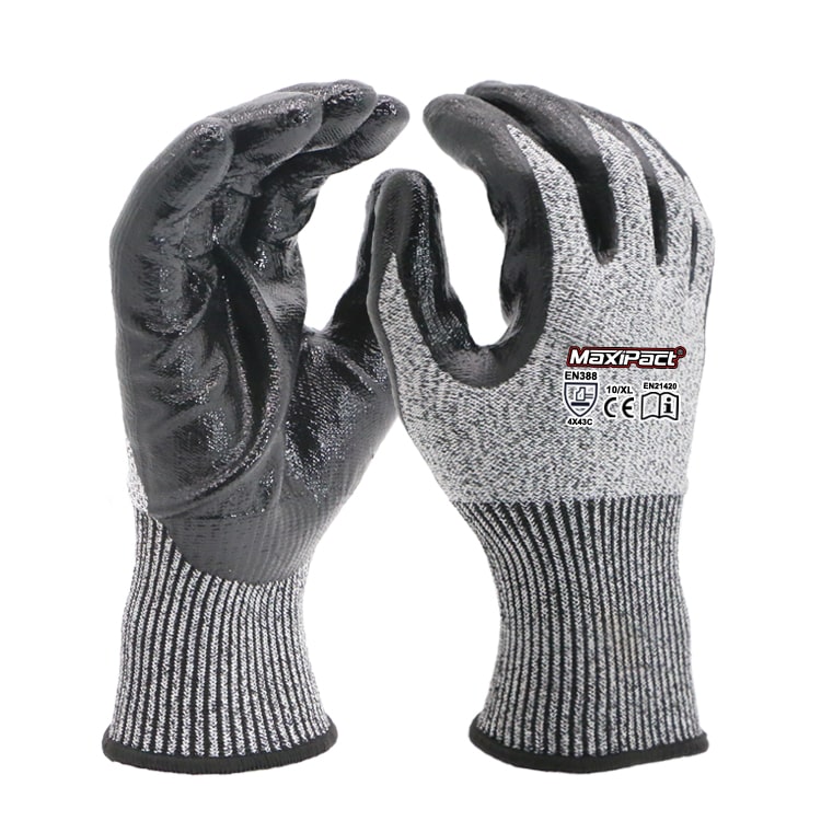 ANSI Cut A3 Nitrile Work Gloves | MAX GLOVE