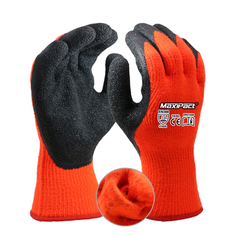 10G Thermal Latex Grip Gloves | MAX GLOVE