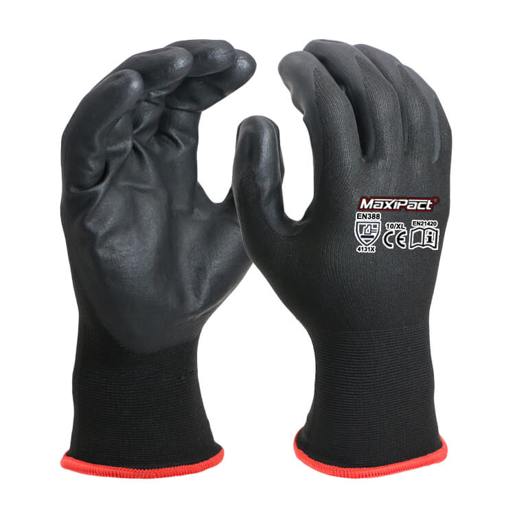 15G Foam Nitrile Work Gloves | MAX GLOVE