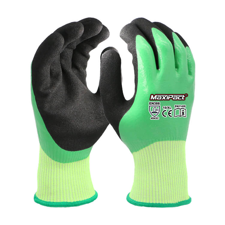 Foam Nitrile Gloves Double Dip | MAX GLOVE