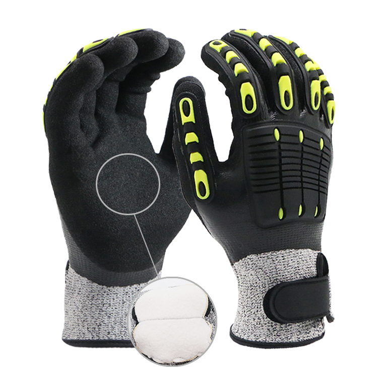 Impact Resistant Glove Padded Palm