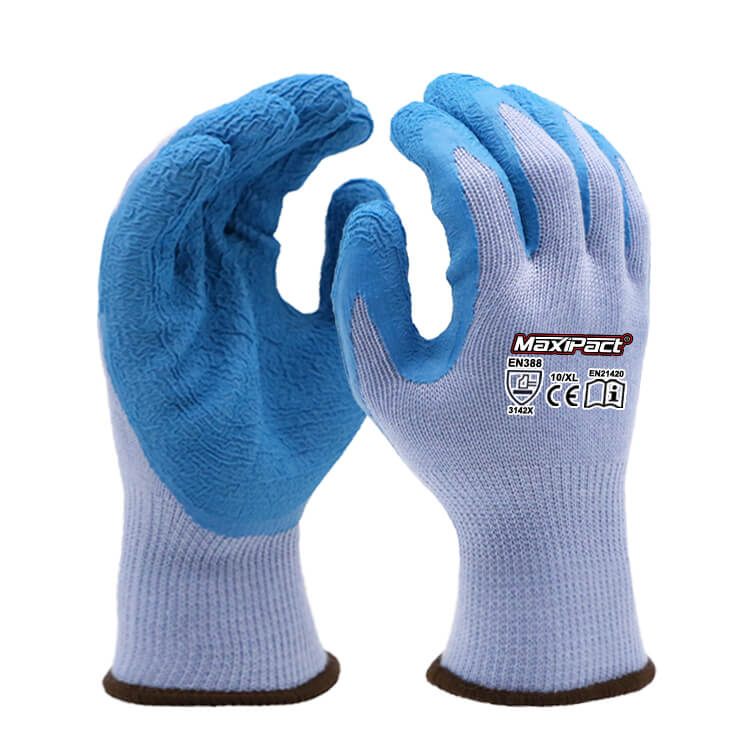 Polyester Foam Latex Gloves | MAX GLOVE