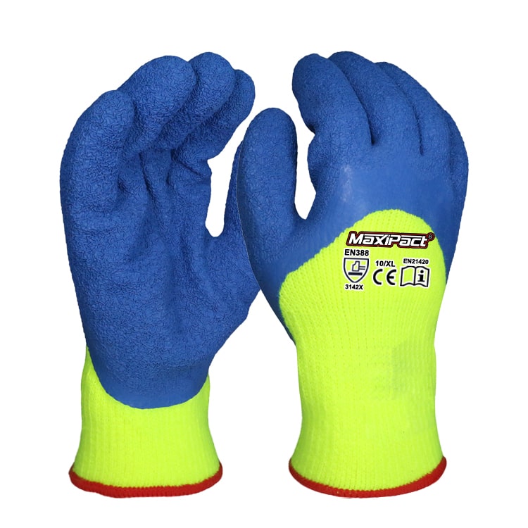 EN 388 3142X Thermal Crinkle Latex Gloves | Max Glove