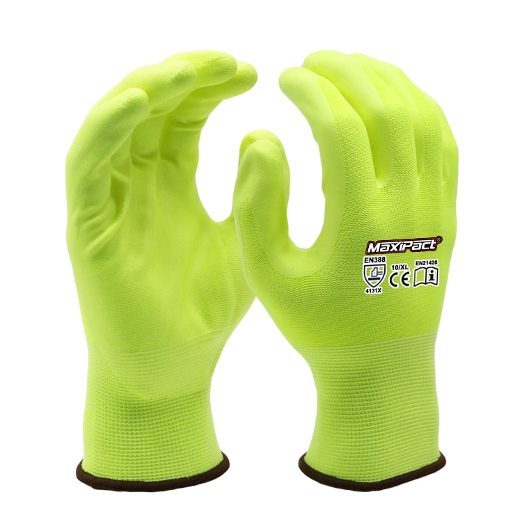 Fluorescence Foam Nitrile Gloves | Max Glove