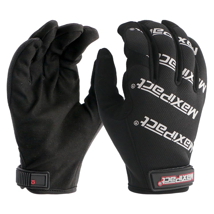 Soft Breathable Mechanic Gloves Black | MAX GLOVE