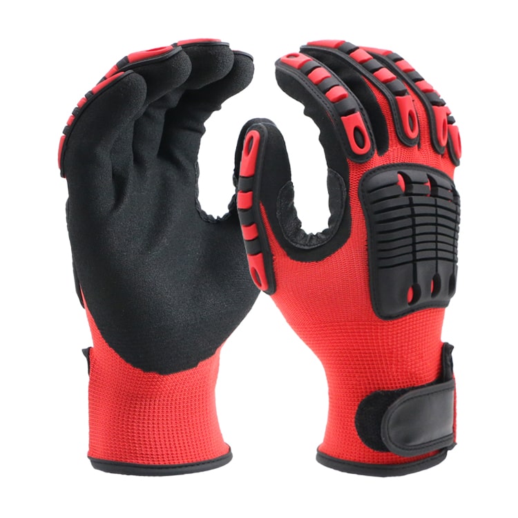 Anti-smash Velcro Gloves Red | MAX GLOVE