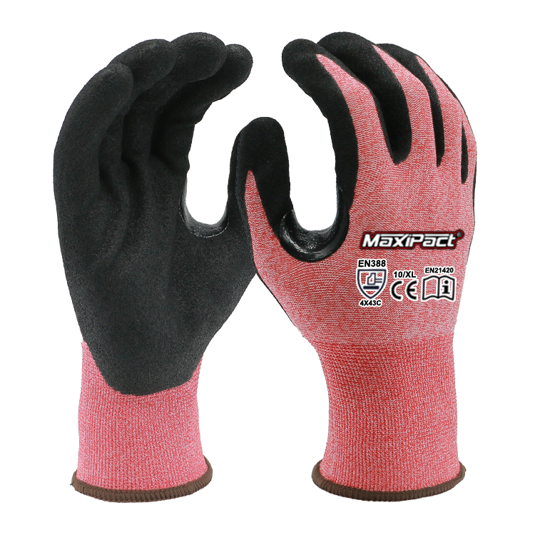 Cut A3 High Grip Sandy Nitrile Work Gloves | MaxGlove